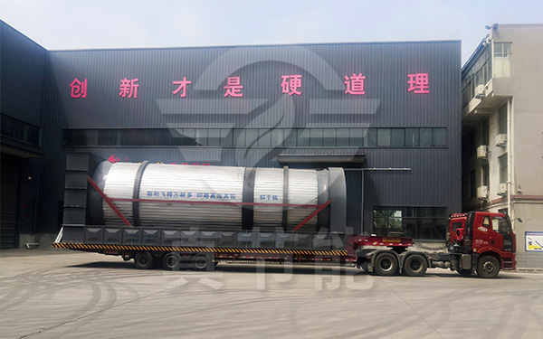 酱油渣烘干机运输现场