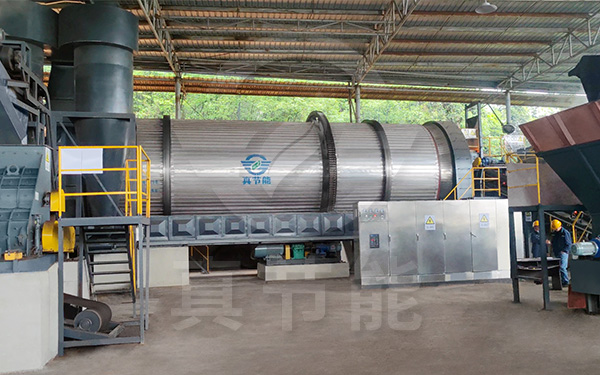 酒糟烘干机运行现场 酒糟烘干机运行现场